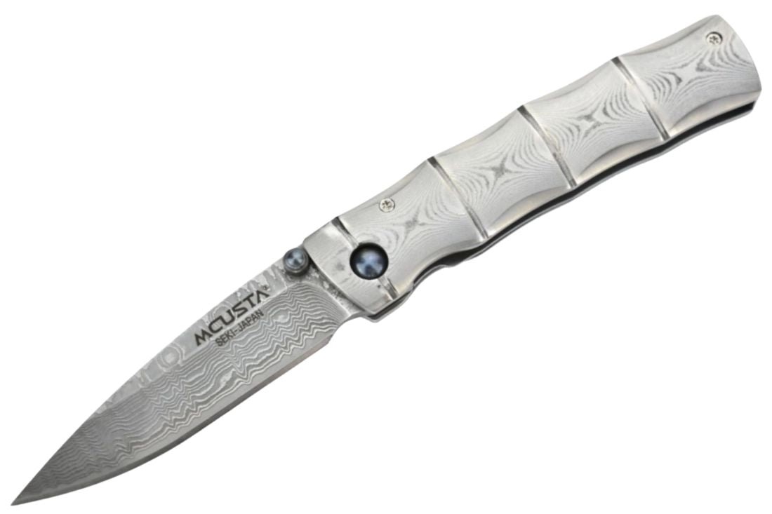 Mcusta MC-33D SHINRA Take - Lame Damas et acier composite VG-10 - Manche Damas